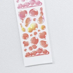 Bubbles Hologram Slim Sticker