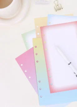 Bulk 6 Ring A6 Gradient Note Refill