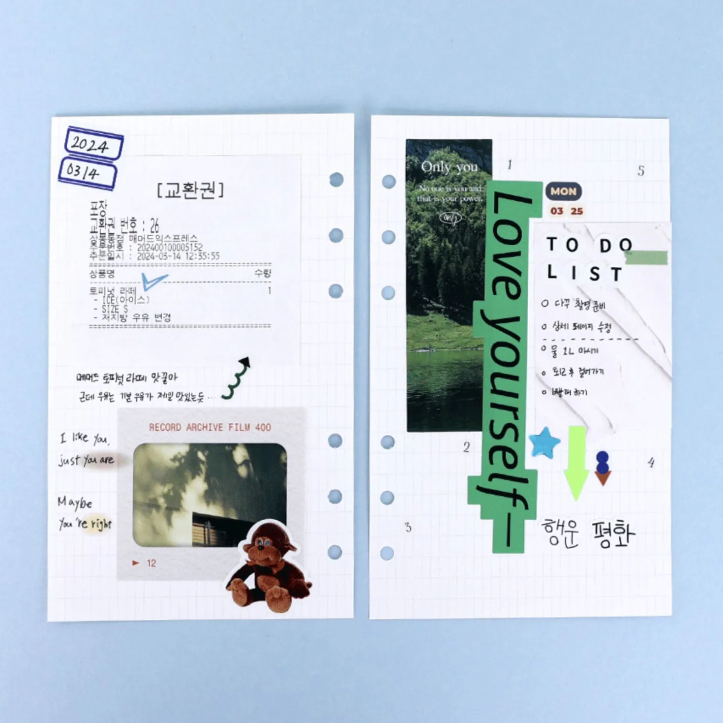 Bulk 6 Ring A6 Long Grid Note Refill