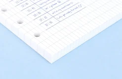Bulk 6 Ring A6 Long Grid Note Refill