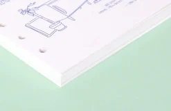 Bulk 6 Ring A6 Plain Note Refill