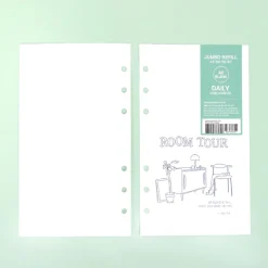 Bulk 6 Ring A6 Plain Note Refill