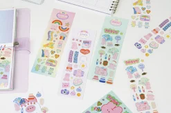 Bunny Gold Line Deco Sticker