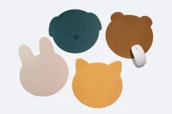 Bunny Vegan Leather Mouse Pad