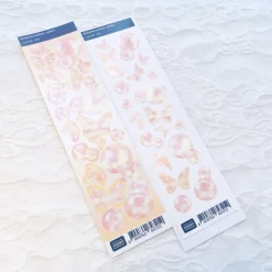 Butterfly Bubble Hologram Slim Sticker