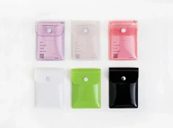 Button PVC Card Case