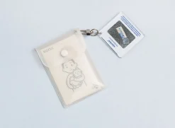 Button PVC Card Case