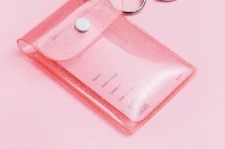 Button PVC Card Case