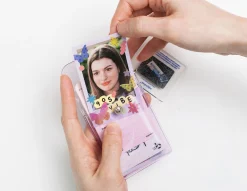 Button PVC Card Case