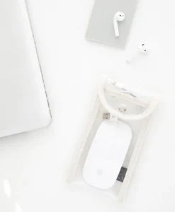 Button Translucent Pen Pouch