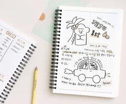 B&W A5 Spiral Notebook