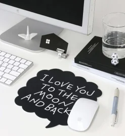 B&W Doodle Mouse Pad