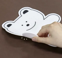 B&W Doodle Mouse Pad