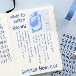Calligraphy Alphabet&Number Sticker Set