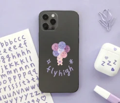 Calligraphy Alphabet&Number Sticker Set