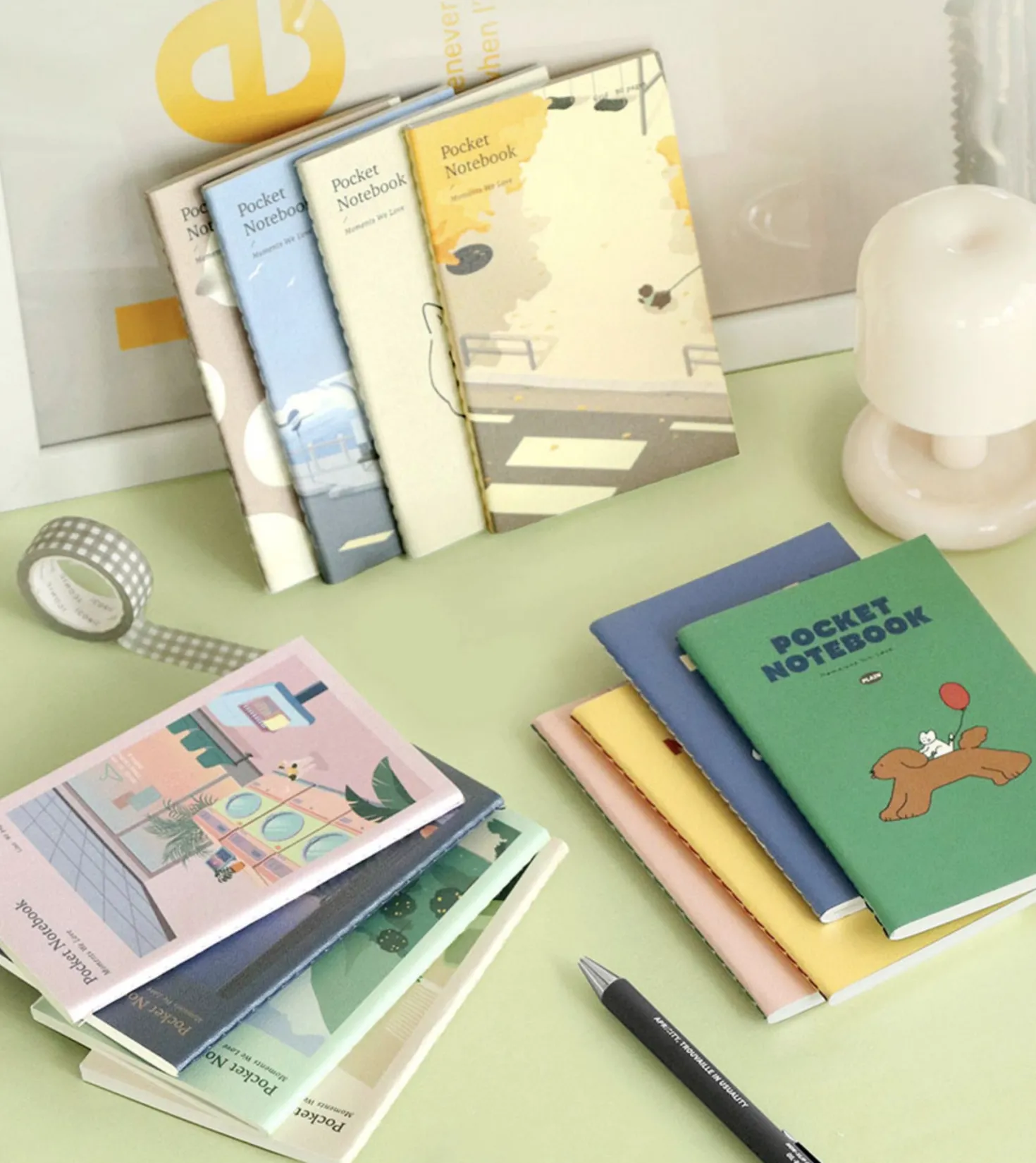Calm Days Pocket Grid Notebook