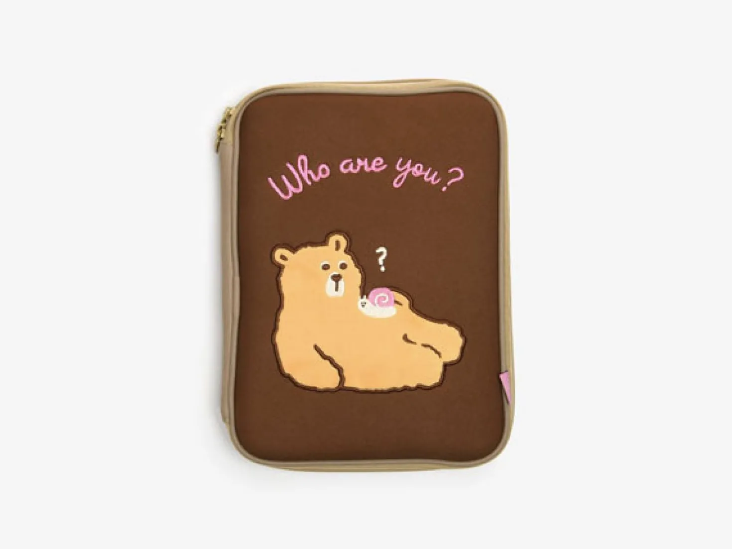 Cat & Bear 11 in. iPad Pouch