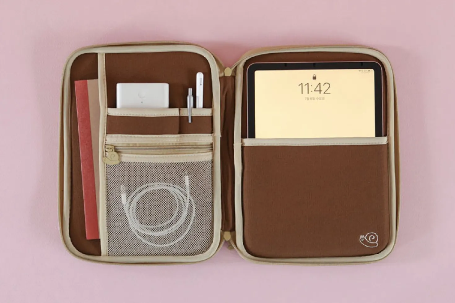 Cat & Bear 11 in. iPad Pouch