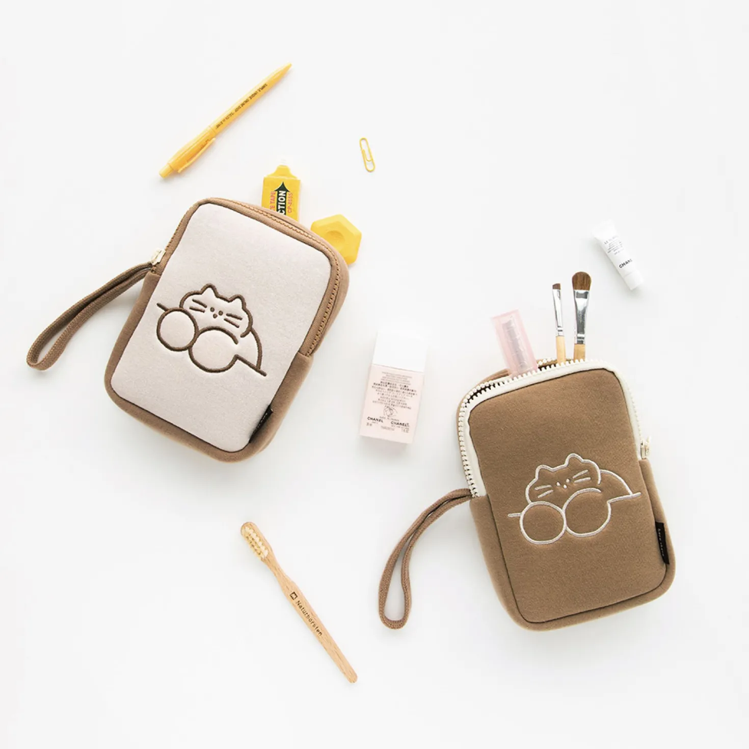 Cat Cosmetic Pouch
