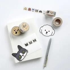 Cat & Dog Face Masking Tape