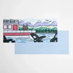 Cat in Seattle Long Screen Cloth
