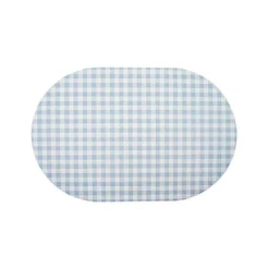 Checkered Vegan Leather Placemat
