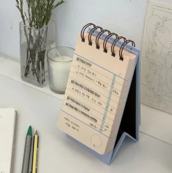 Checklist Spiral Standing Notebook