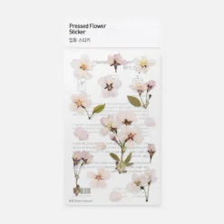 Cherry Blossom Pressed Flower Sticker