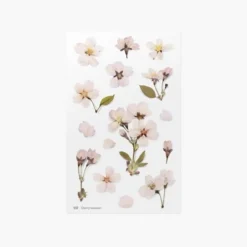 Cherry Blossom Pressed Flower Sticker