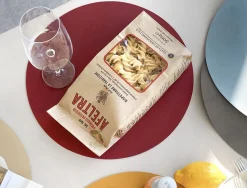 Circle Edge Leather Dining Placemat