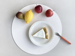 Circle Edge Leather Dining Placemat