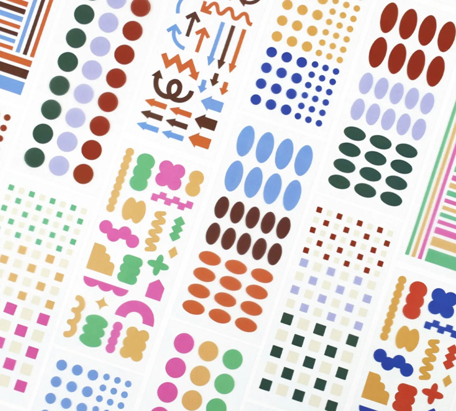 Circle Pigment See-through Sticker