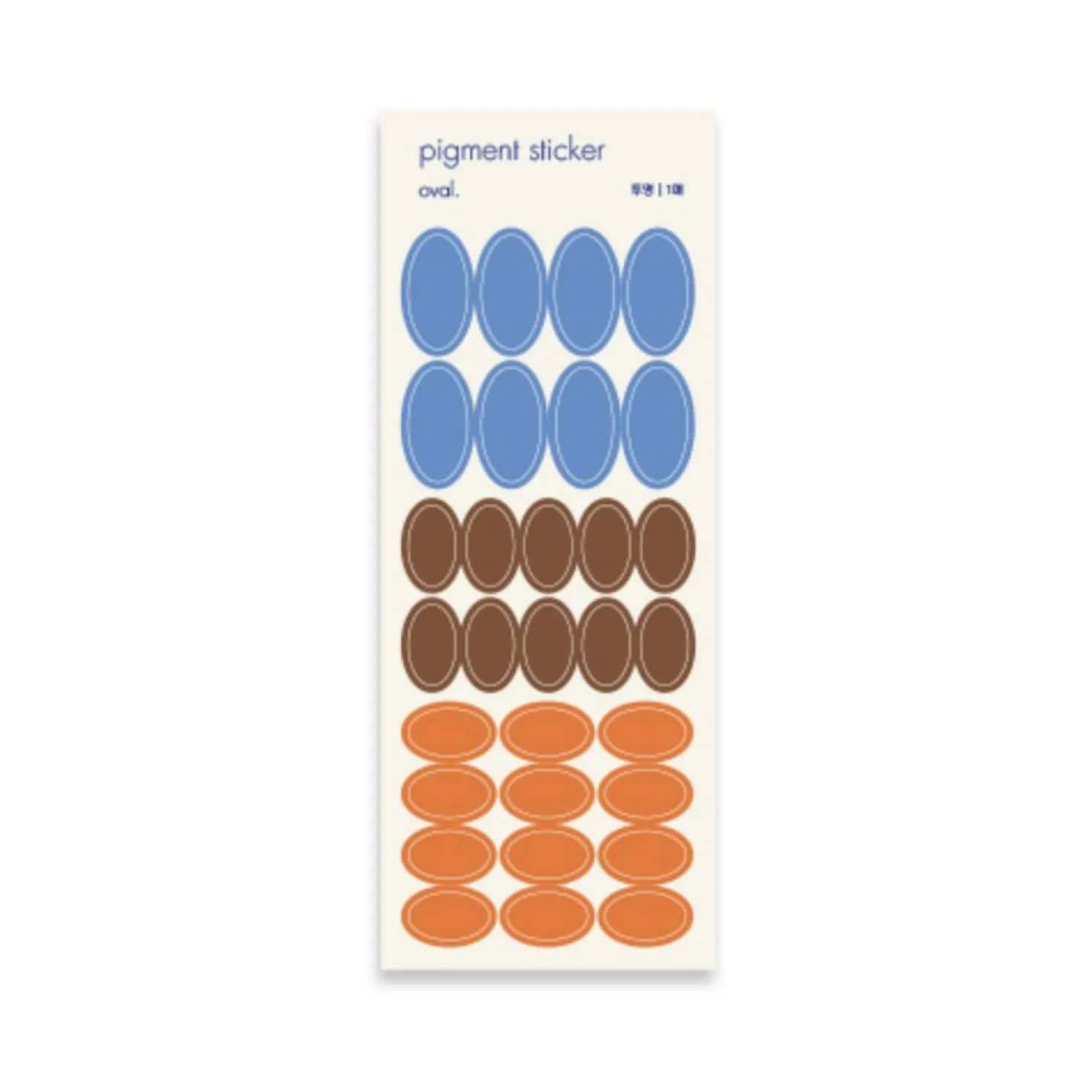 Circle Pigment See-through Sticker