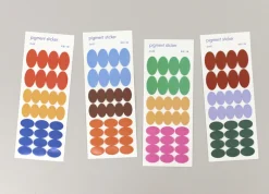 Circle Pigment See-through Sticker