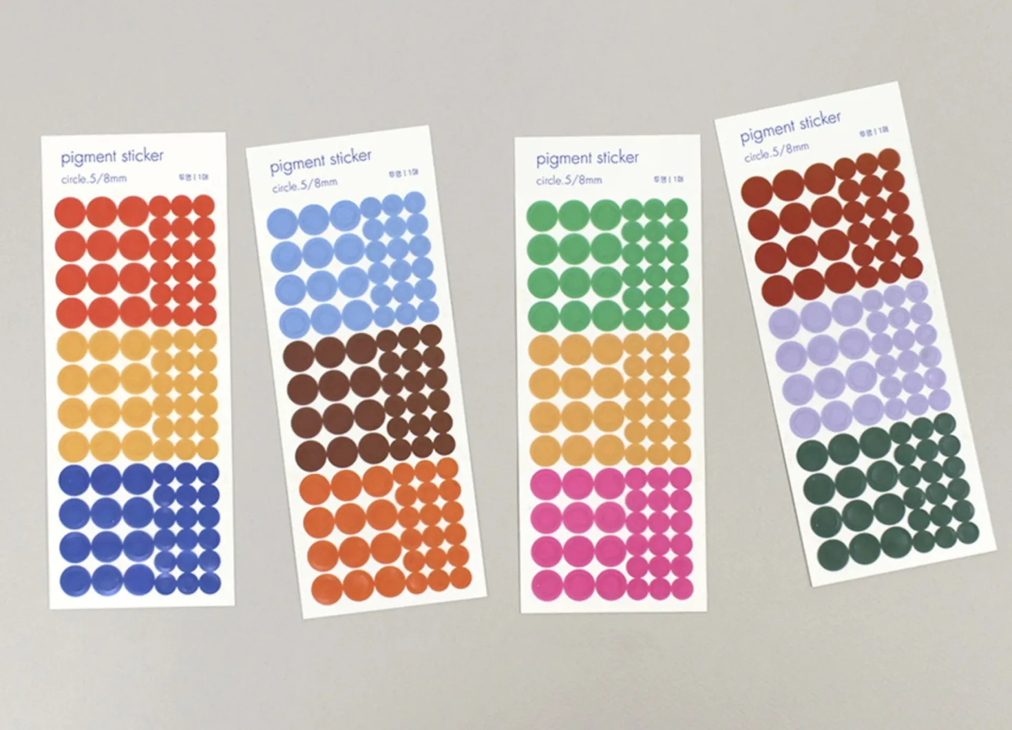 Circle Pigment See-through Sticker