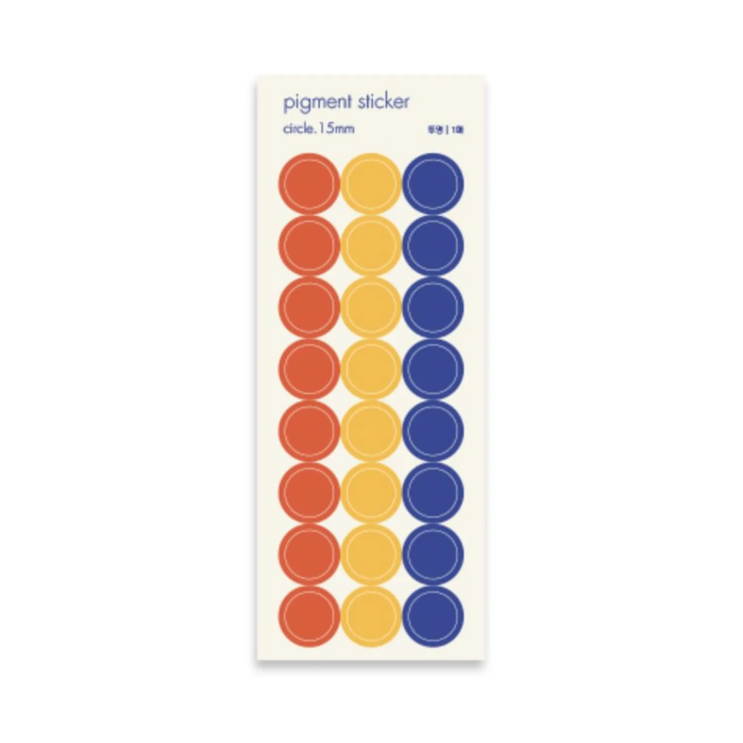 Circle Pigment See-through Sticker