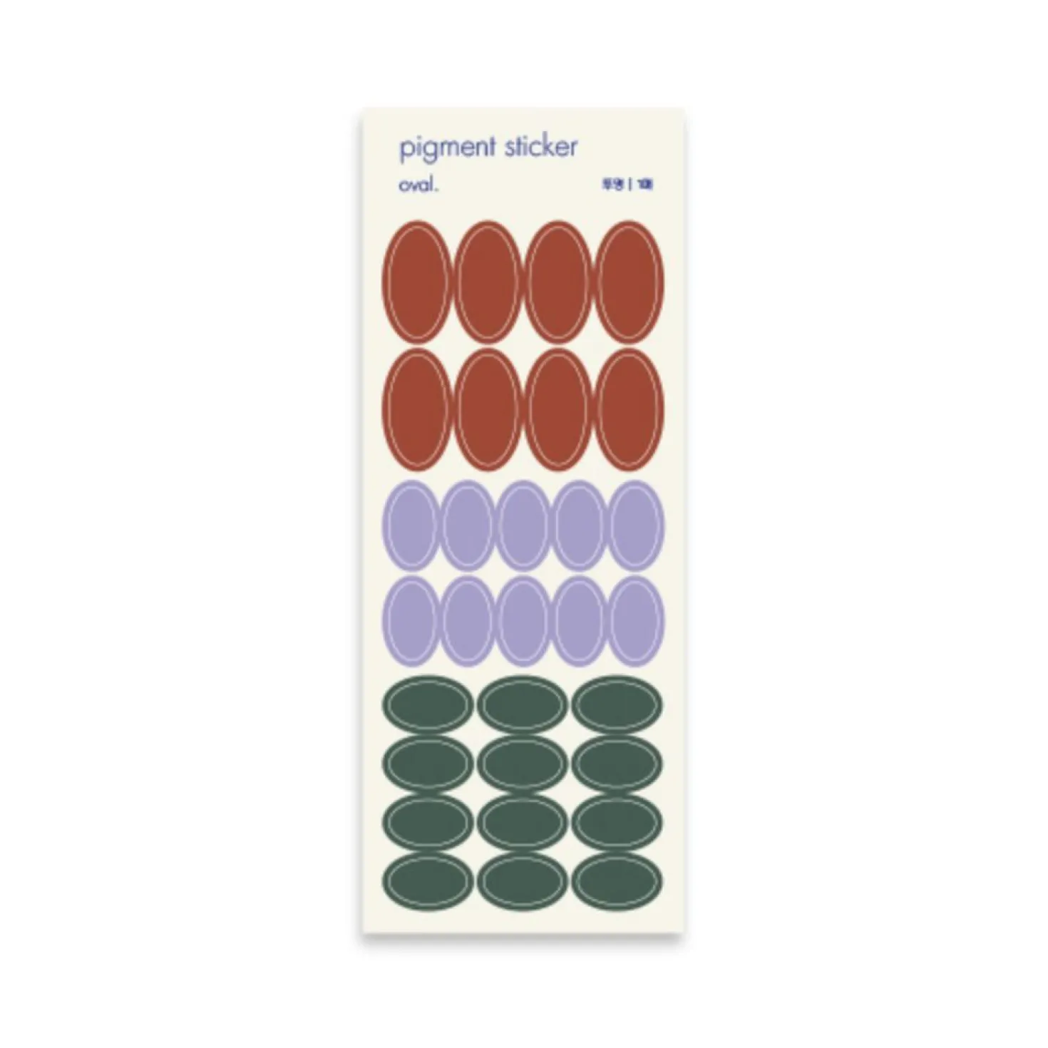 Circle Pigment See-through Sticker