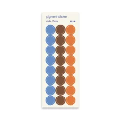 Circle Pigment See-through Sticker