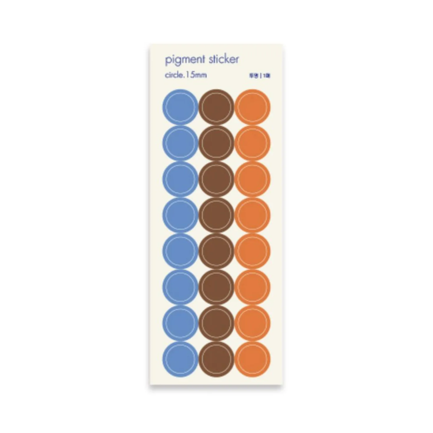 Circle Pigment See-through Sticker