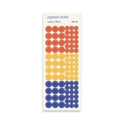 Circle Pigment See-through Sticker