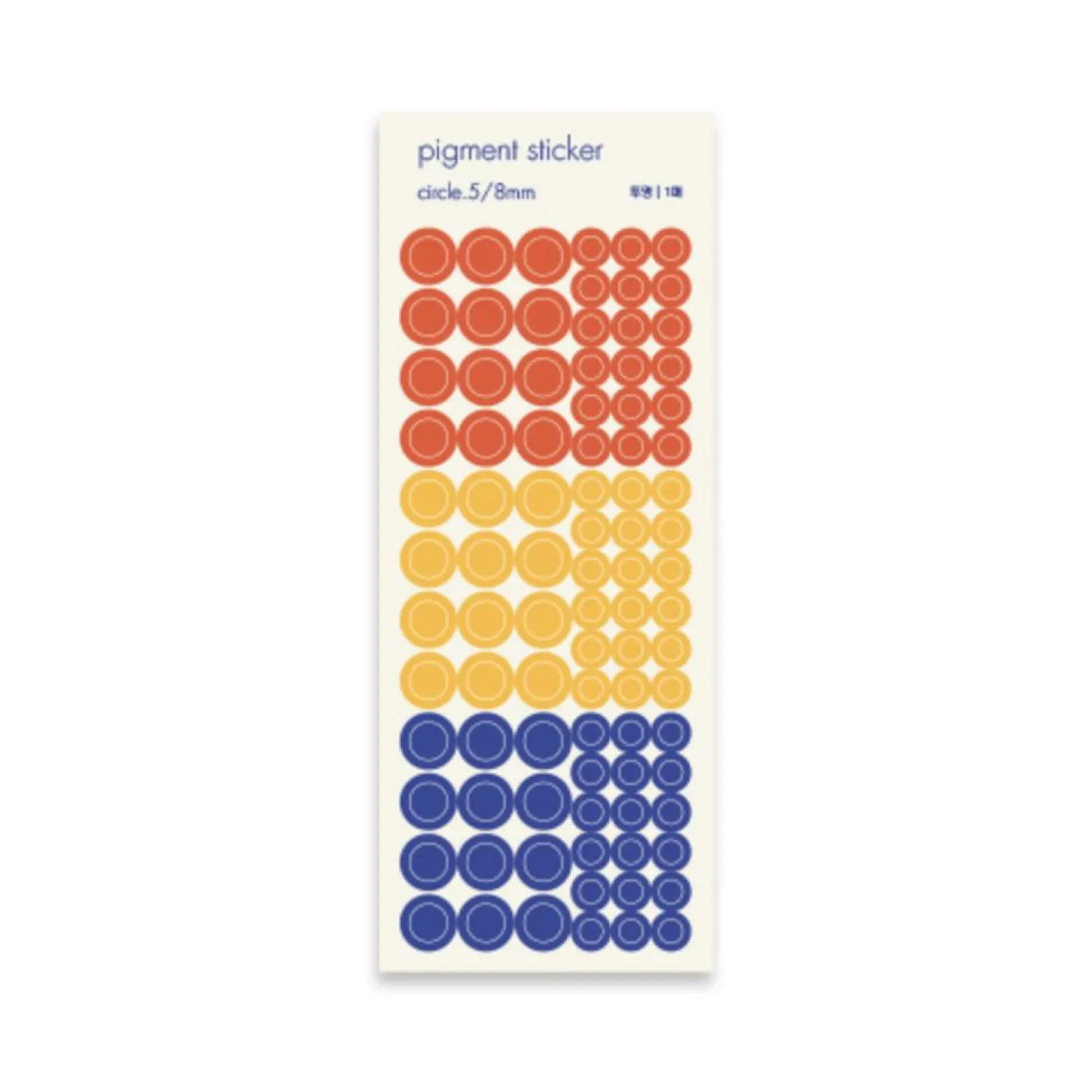 Circle Pigment See-through Sticker