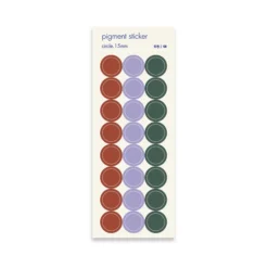 Circle Pigment See-through Sticker