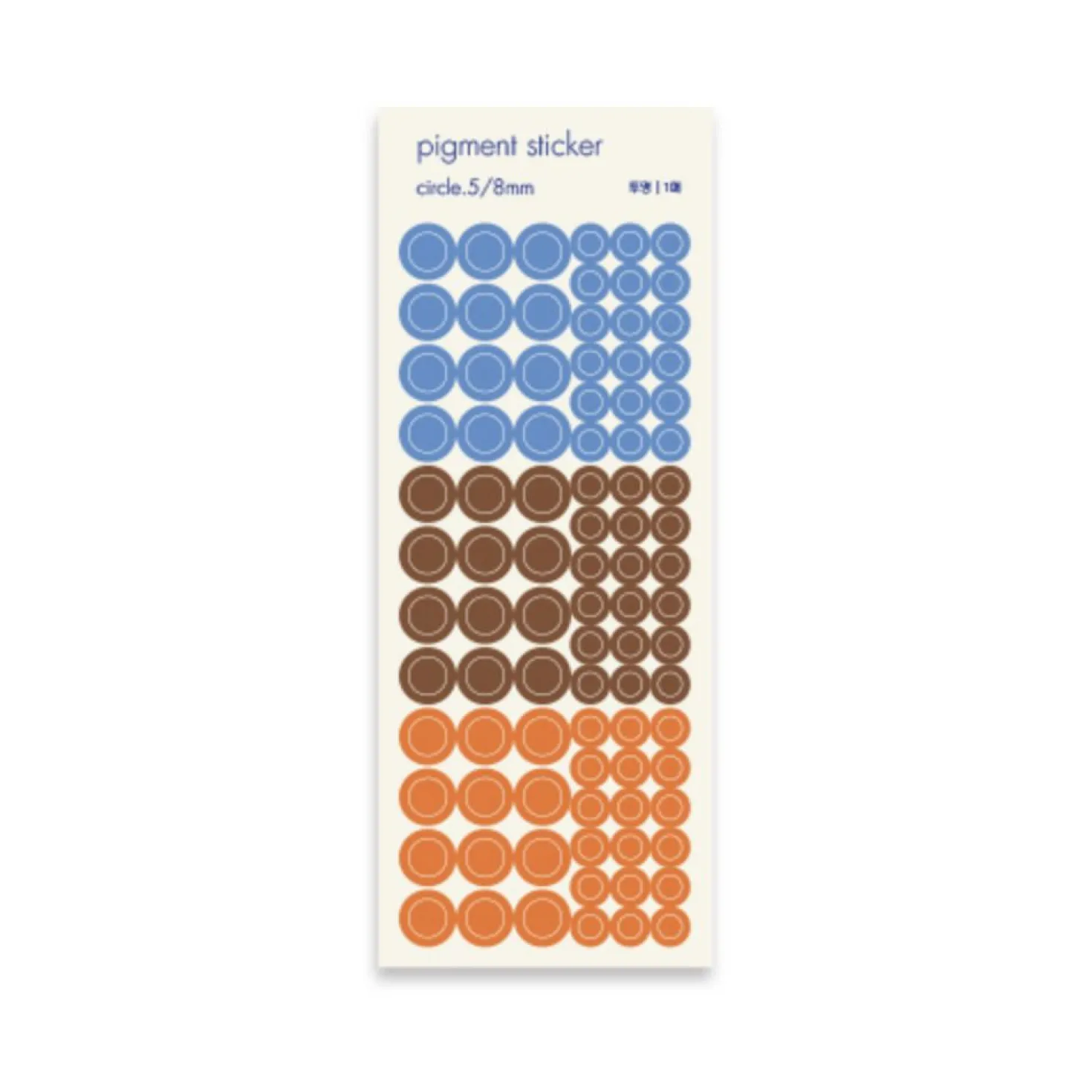 Circle Pigment See-through Sticker
