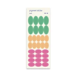 Circle Pigment See-through Sticker