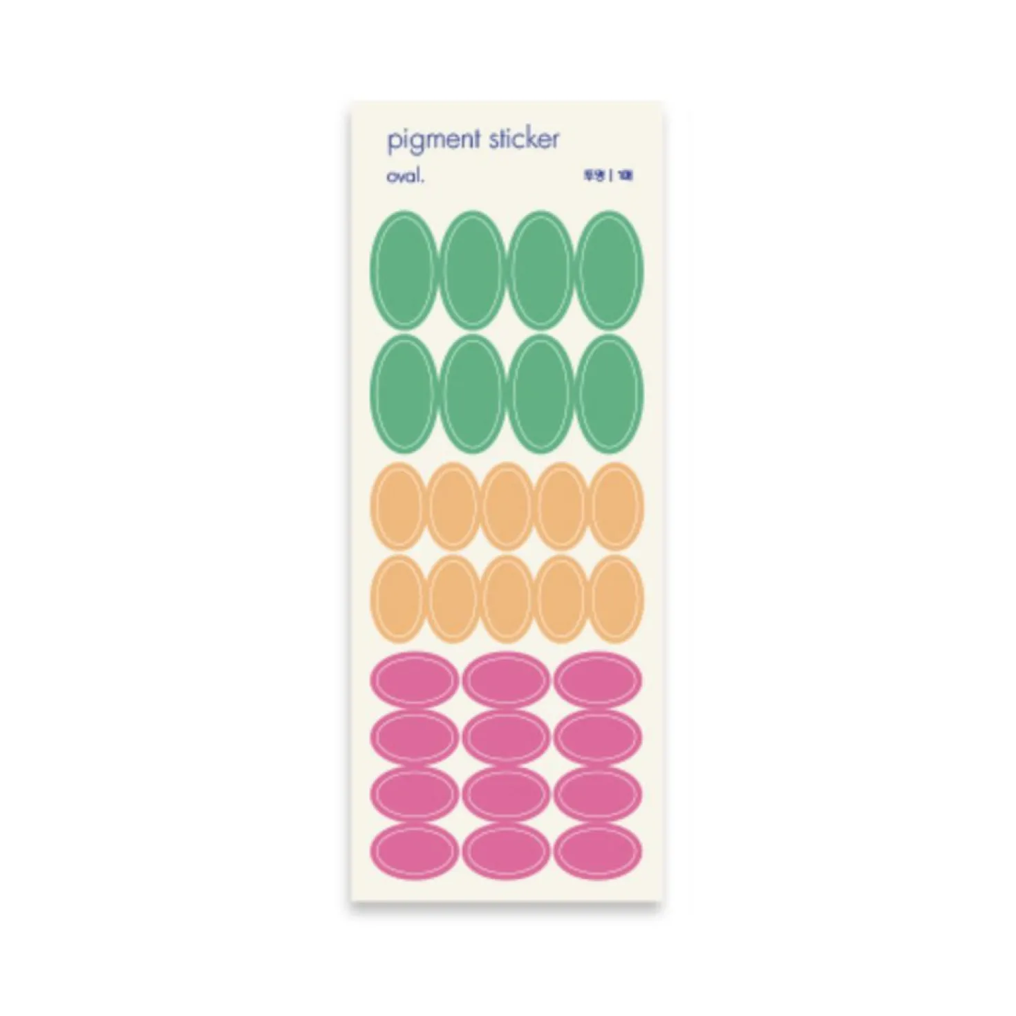 Circle Pigment See-through Sticker