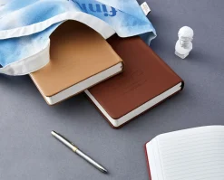 Classic Genuine Leather Lined Notebook