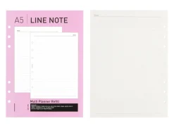 Classic 6 Ring A5 Lined Note Refill