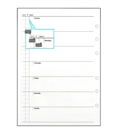 Classic 6 Ring A5 Planner Refill