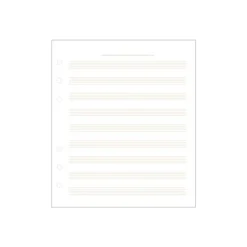 Classic 6 Ring A6 Wide Note Refill