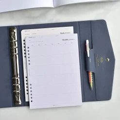 Classy Gentle 6 Ring A5 Binder